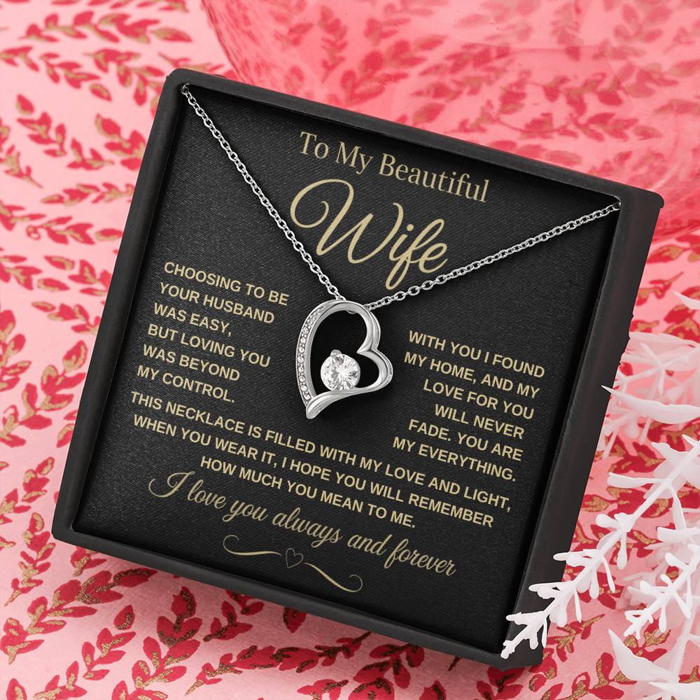 Forever Love Necklace, Priority Ship For Mother's Day