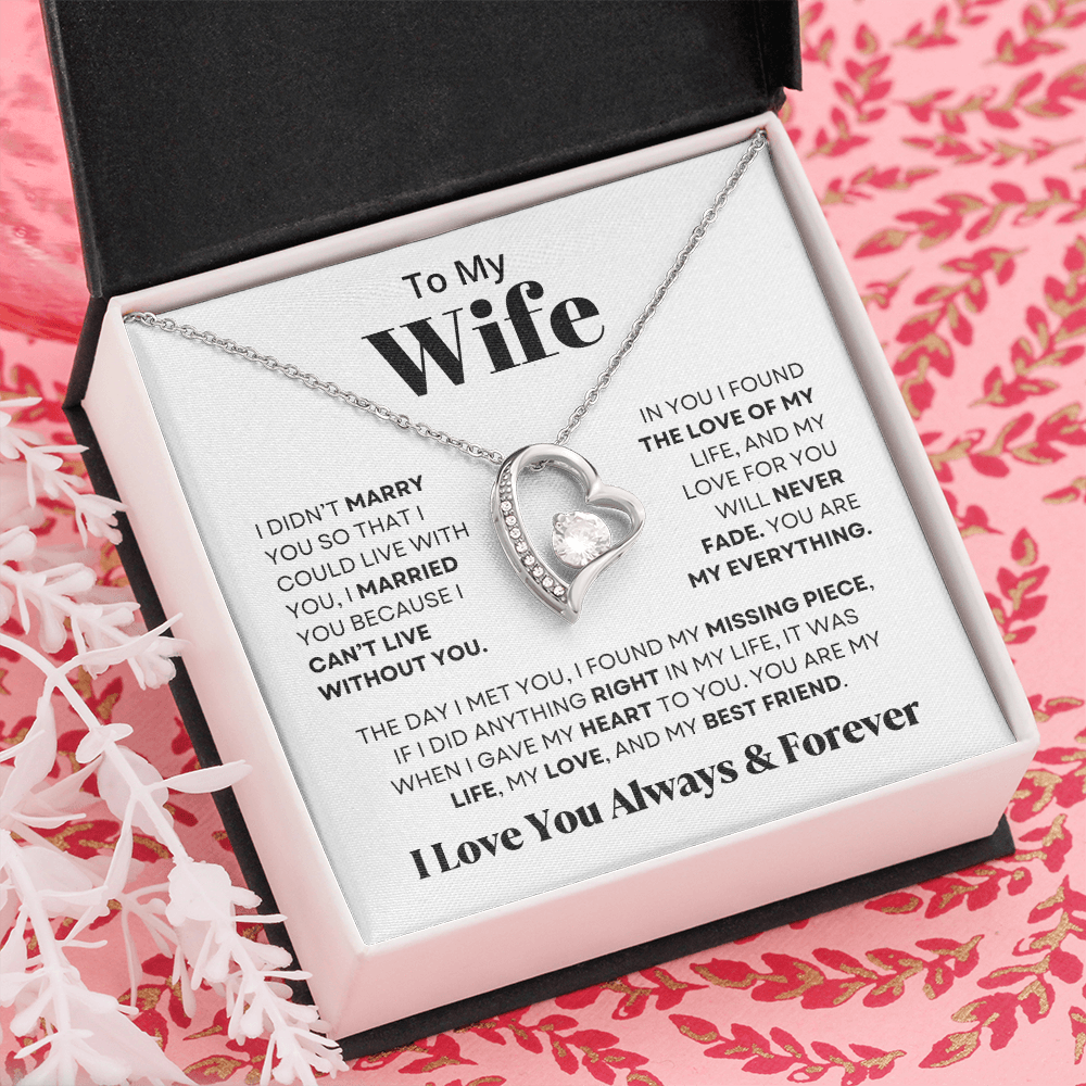 Romantic Forever Love Necklace for Special Moments