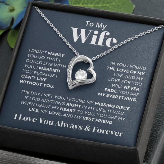 Romantic Forever Love Necklace for Special Moments - Tasteful Flow Gift Store