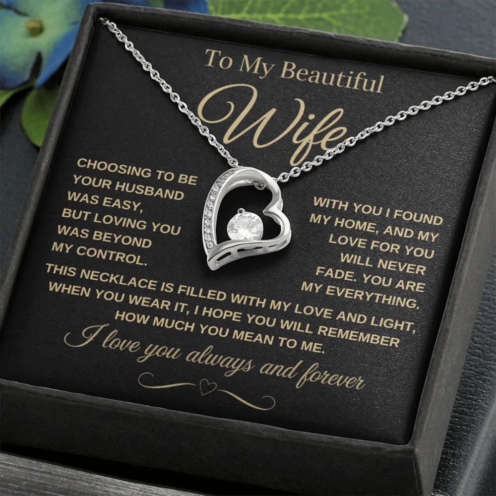 Forever Love Necklace, Priority Ship For Mother's Day