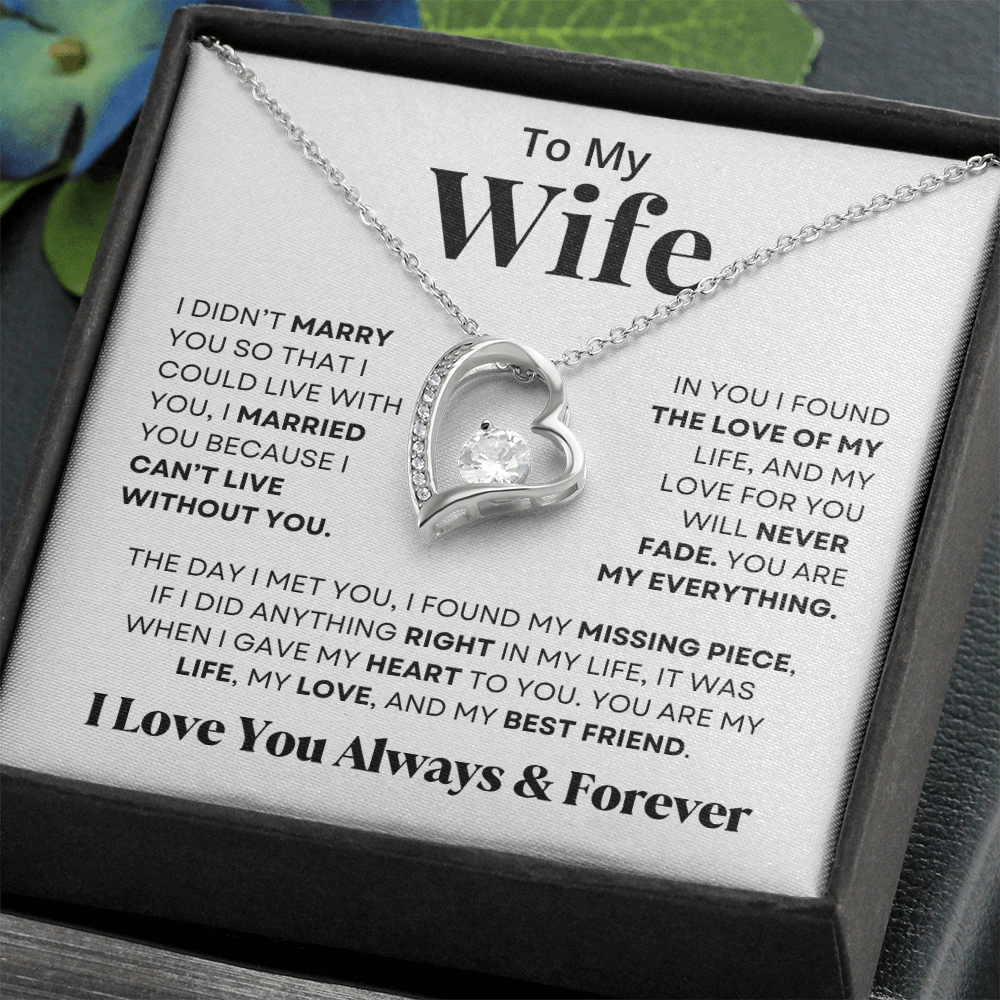 Romantic Forever Love Necklace for Special Moments - 350 - Tasteful Flow Gift Store