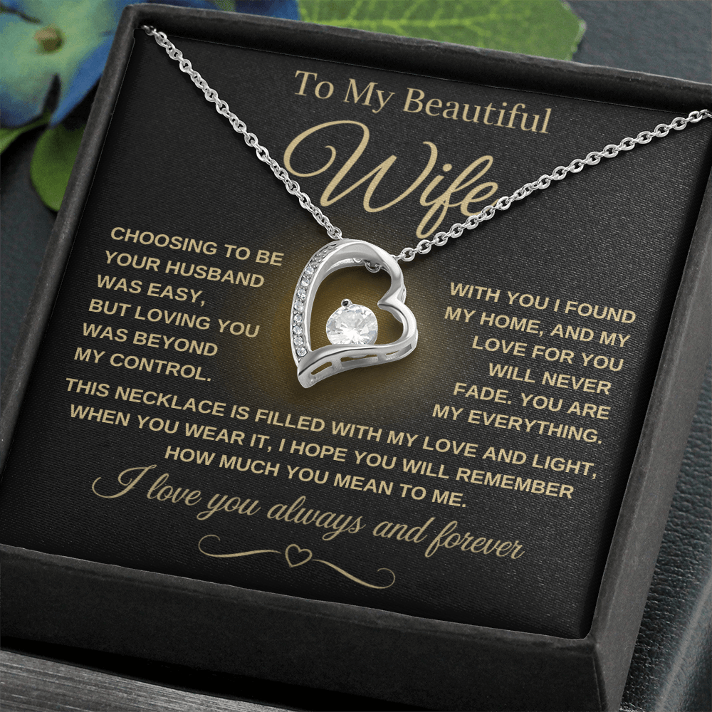 Romantic Forever Love Necklace for Special Moments