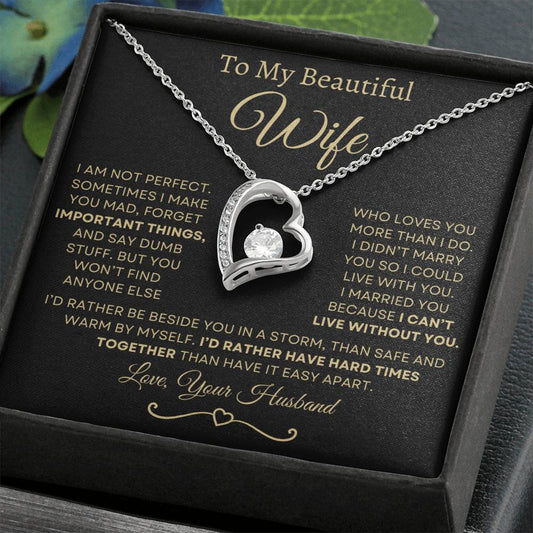 Romantic Forever Love Necklace for Special Moments - Tasteful Flow Gift Store