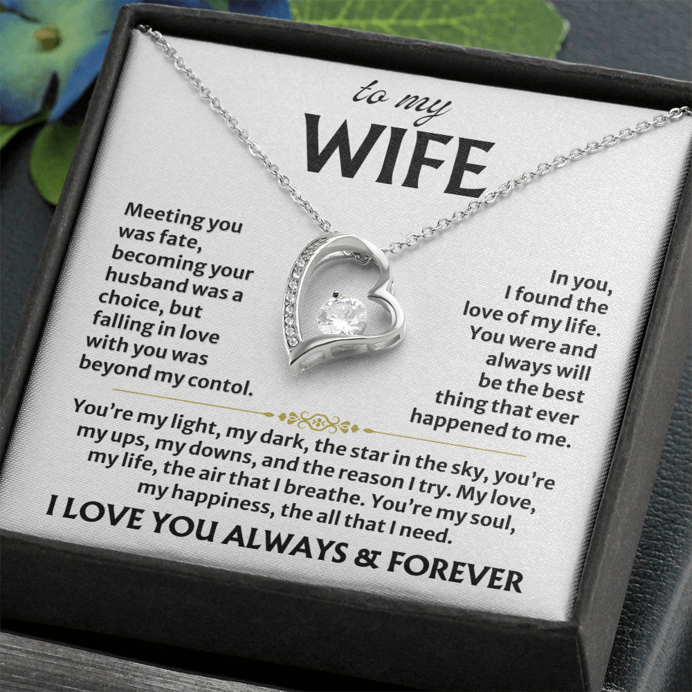 Romantic Forever Love Necklace for Special Moments