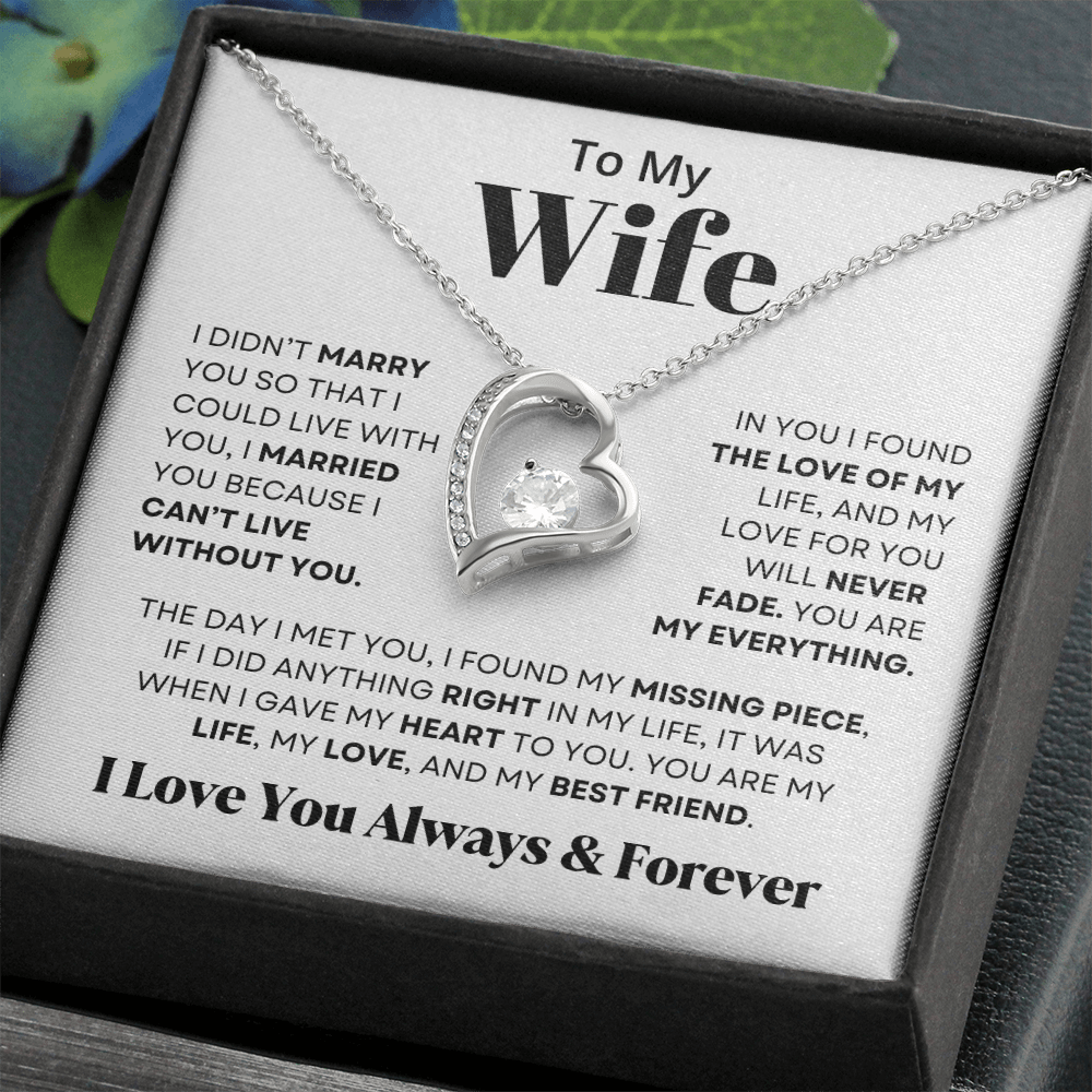 Romantic Forever Love Necklace for Special Moments - Tasteful Flow Gift Store