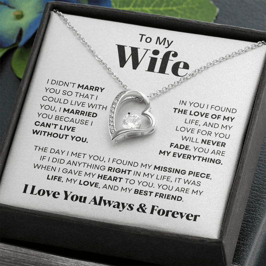 Romantic Forever Love Necklace for Special Moments - Tasteful Flow Gift Store