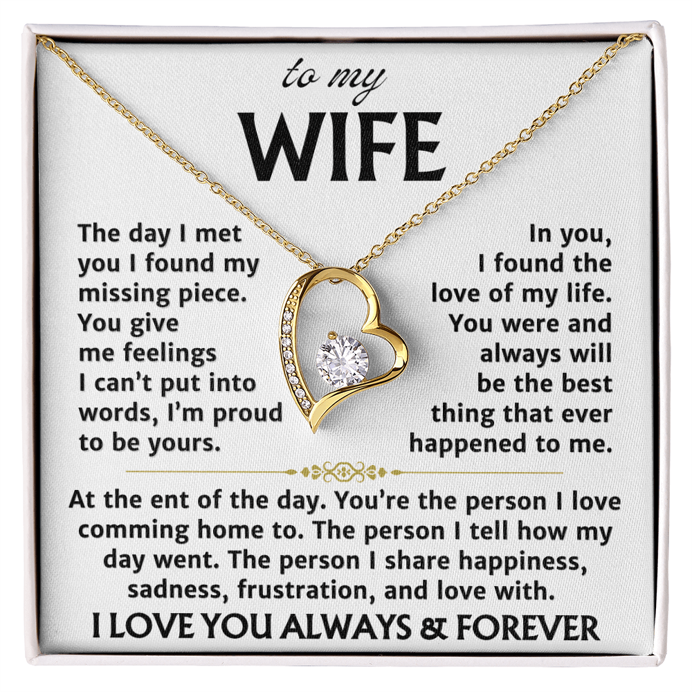 In You I Found My Love, Forever Love Necklace