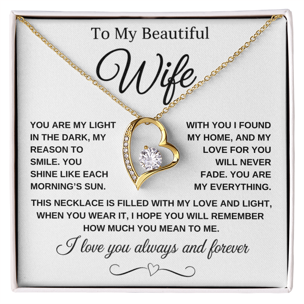 With You I Found My Home, Forever Love Necklace