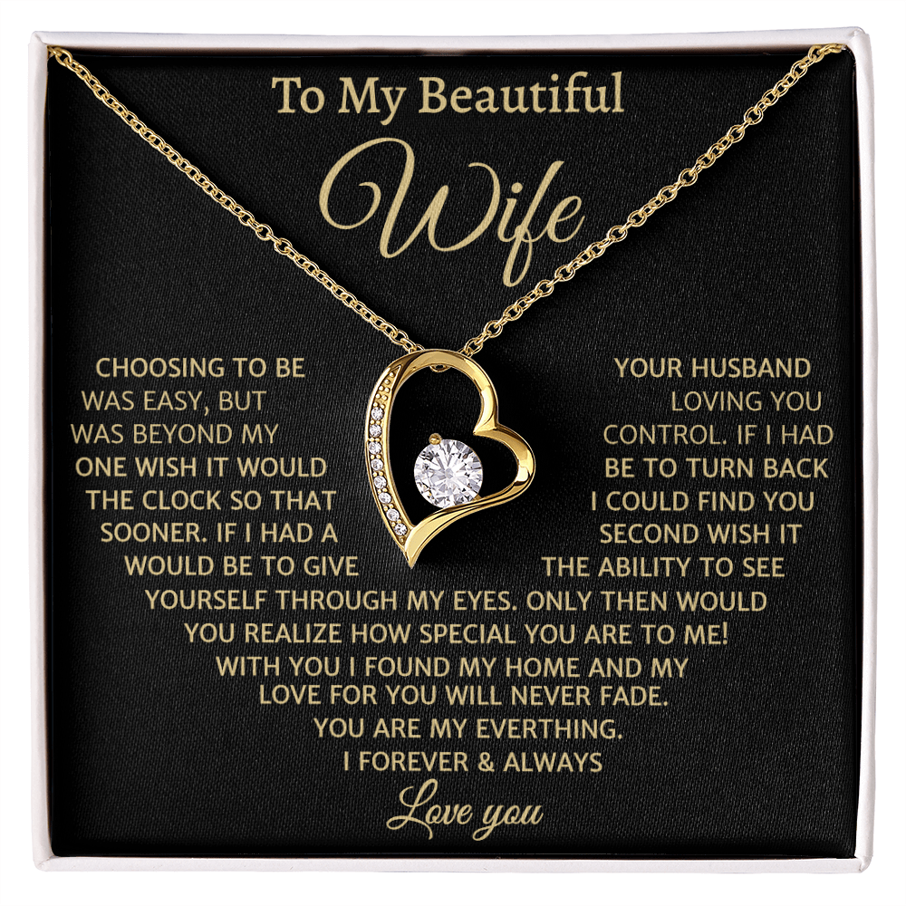 Loving You Was Beyond My Control, Forever Love Necklace