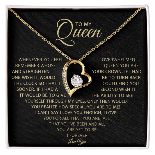 To My Queen, Forever Love Necklace
