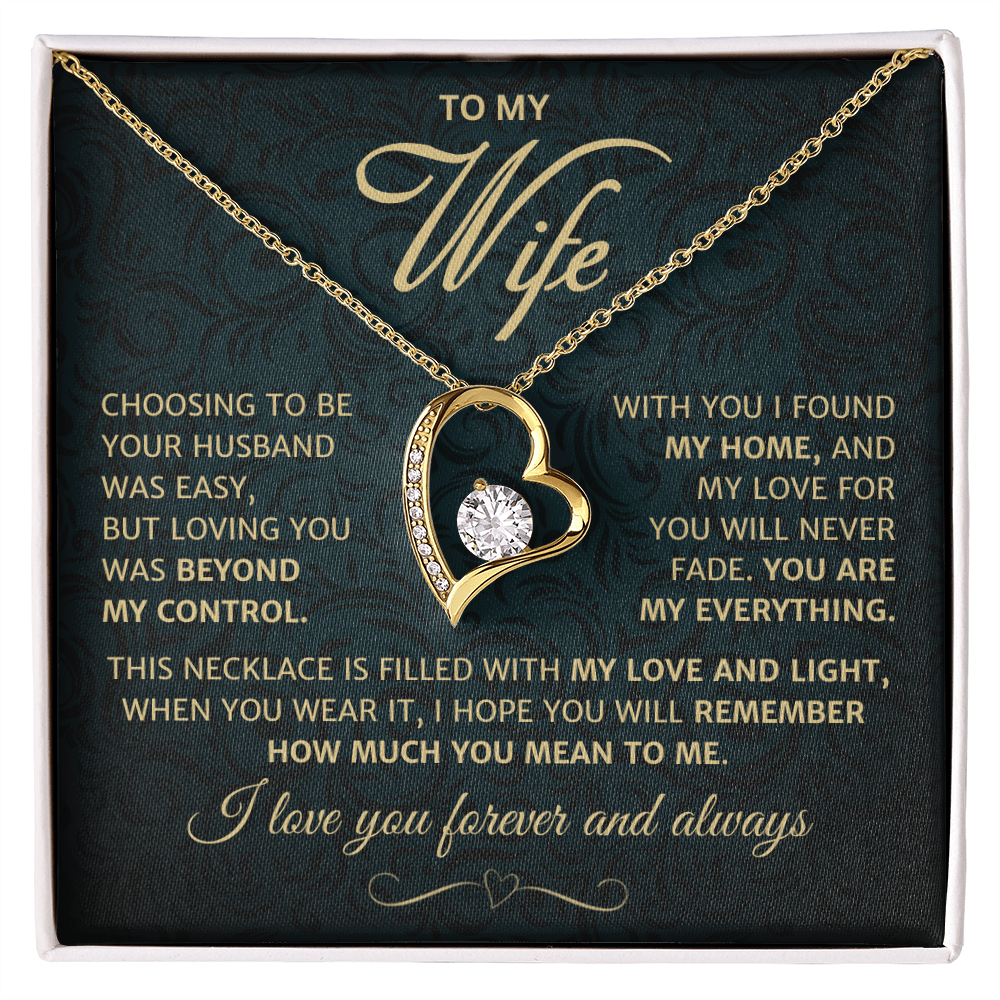 With You I Found My Home, Forever Love Necklace