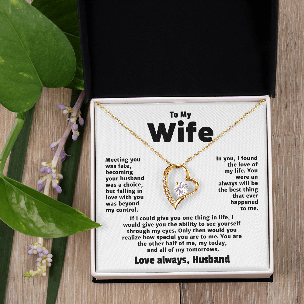 Meeting You Was Fate, Forever Love Necklace
