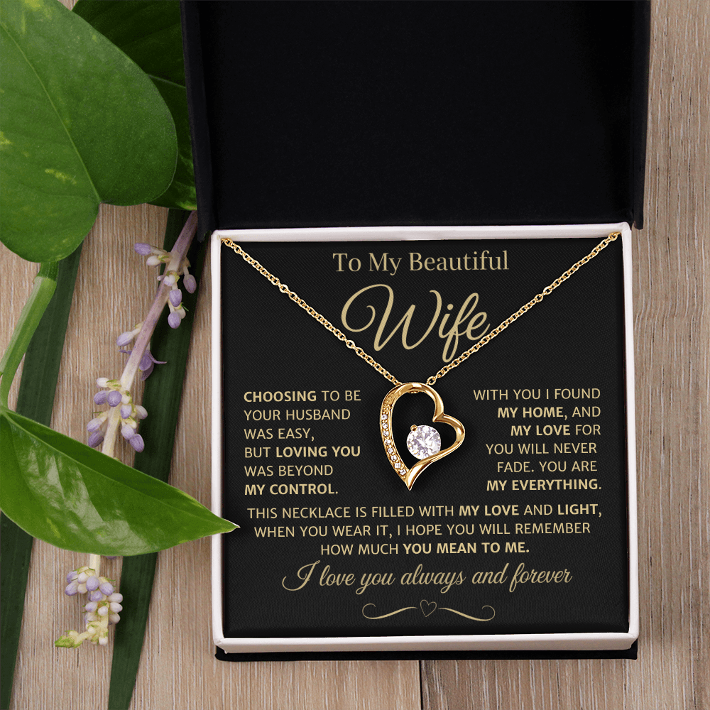 With you I Found My Home, Forever Love Necklace