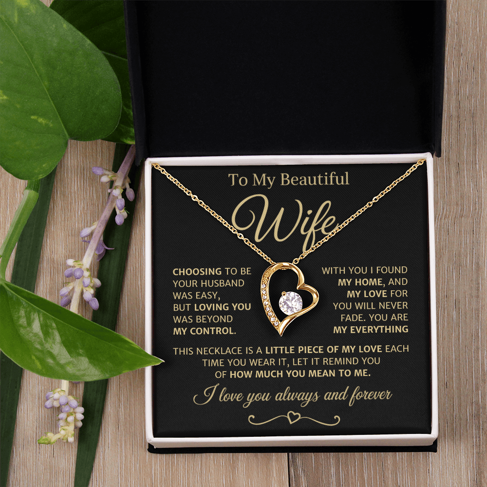 With You I Found My Home, Forever Love Necklace