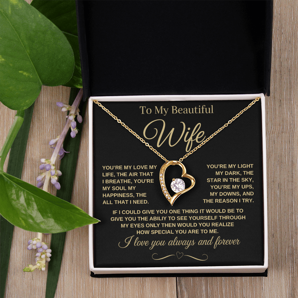 You're my Love My Life, Forever Love Necklace
