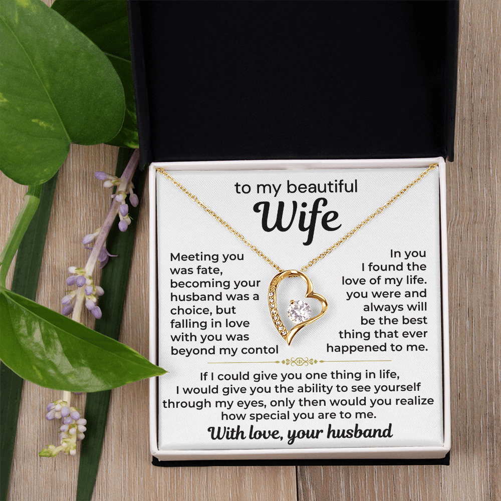 In You I Found The Love Of My Life, Forever Love Necklace