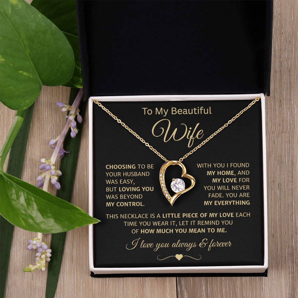 With You I Found My Home, Forever Love Necklace