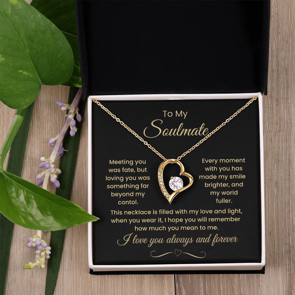 This Necklace Is Filled With My Love And Light, Forever Love Necklace
