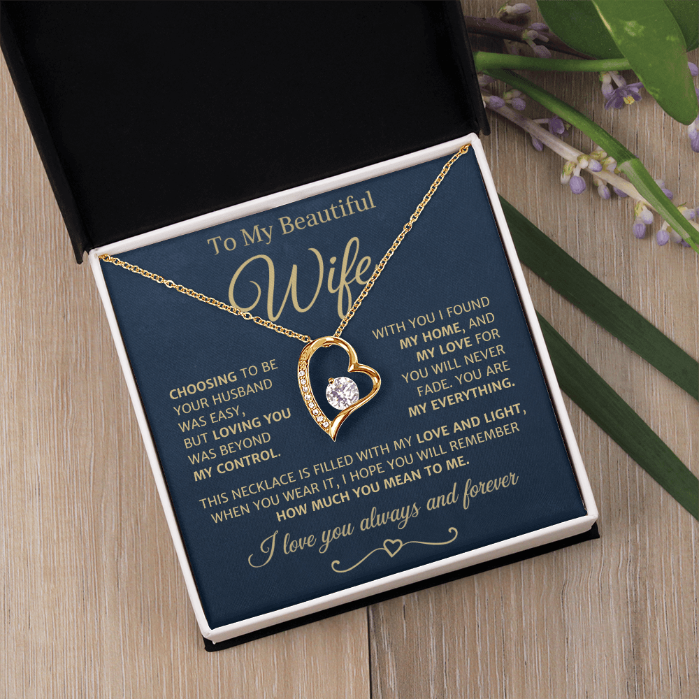 With You I Found My Home, Forever Love Necklace