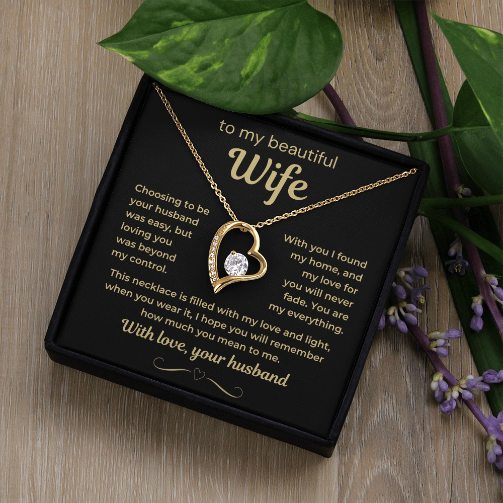 With You I Found My Home, Forever Love Necklace