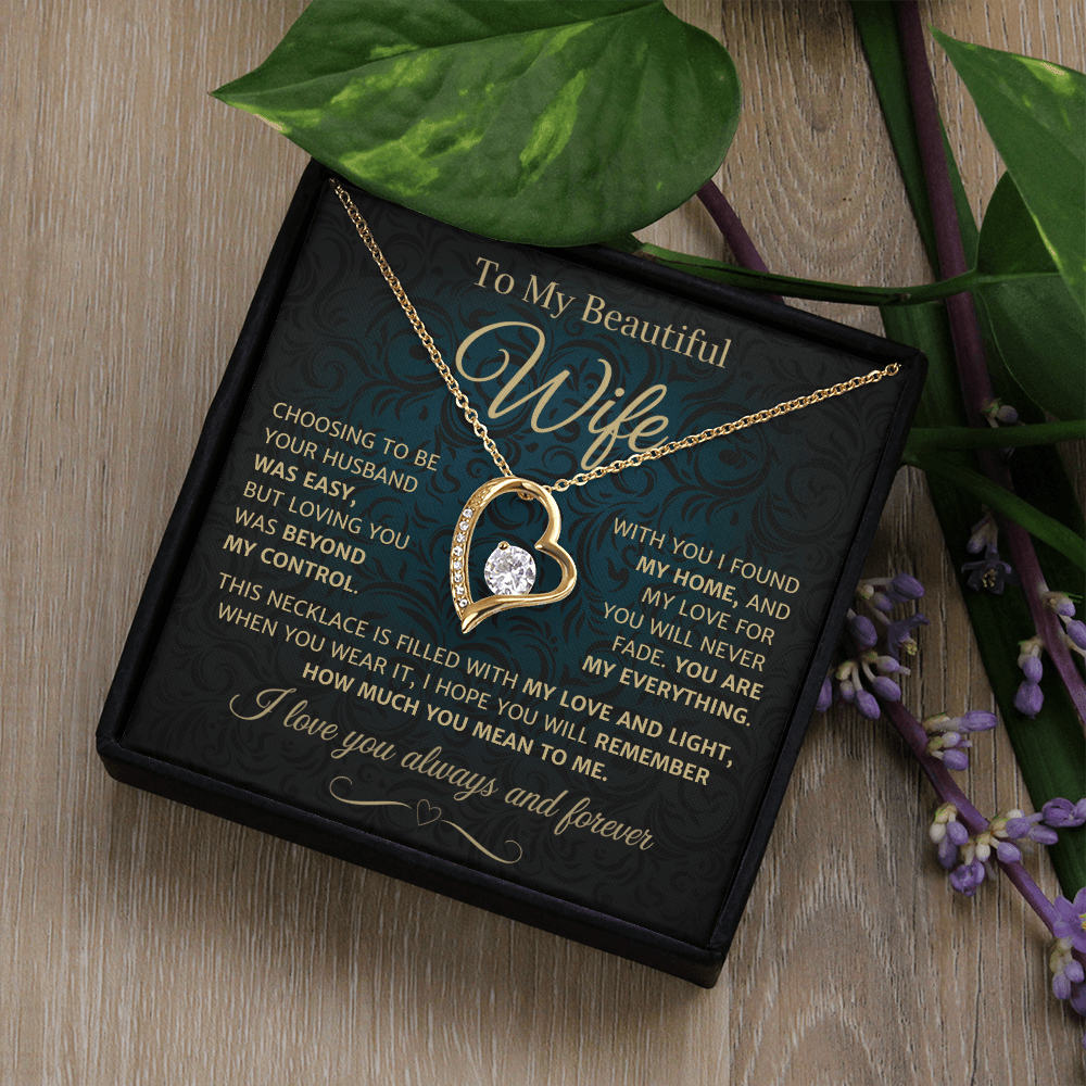 With You I Found My Home, Forever Love Necklace
