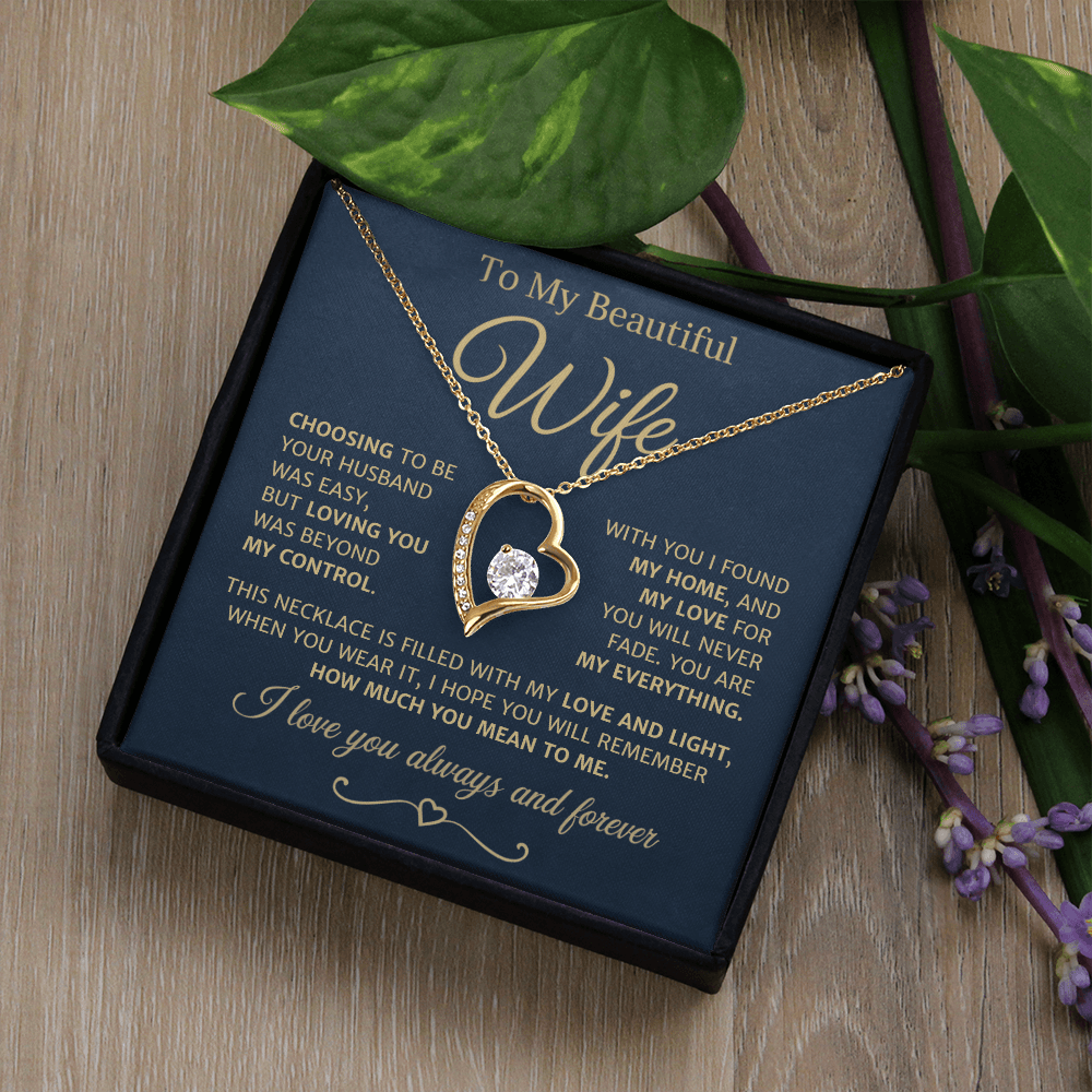 With You I Found My Home, Forever Love Necklace