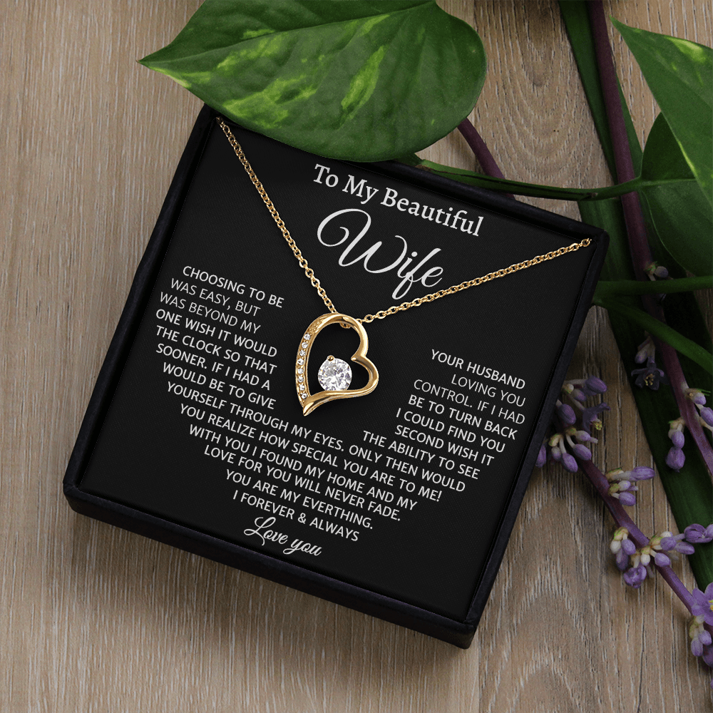 My Love For You Will Never Fade, Forever Love Necklace