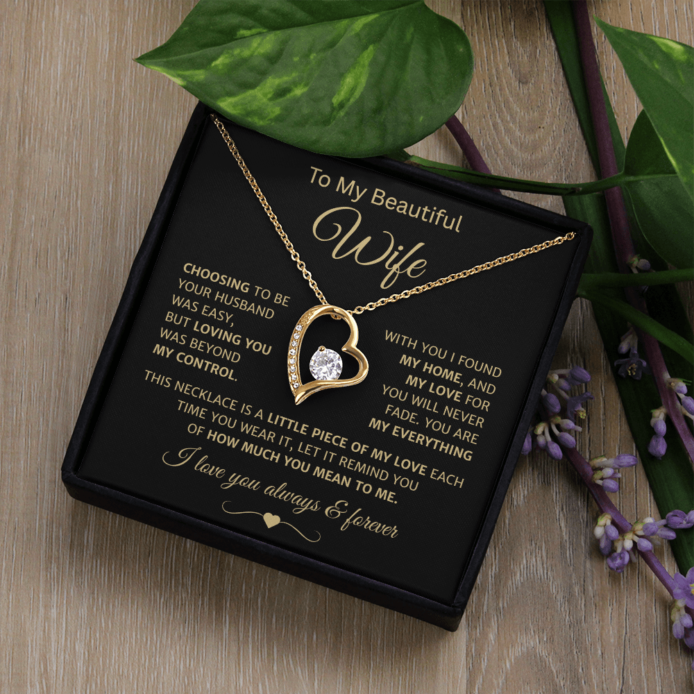 With You I Found My Home, Forever Love Necklace