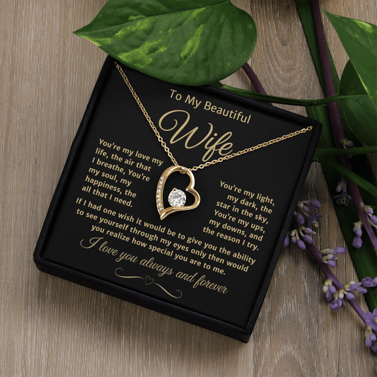 You Are My Love My Life... Forever Love Necklace