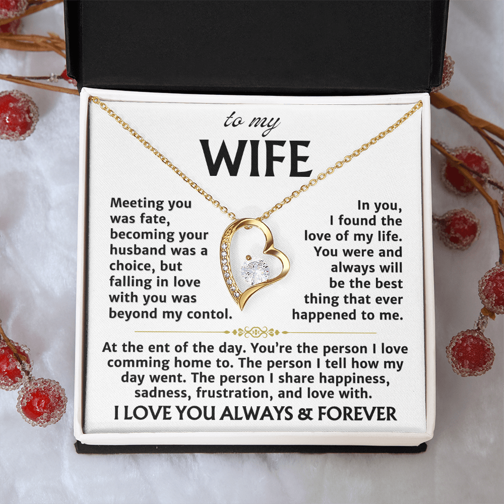 In You I Found My Love, Forever Love Necklace