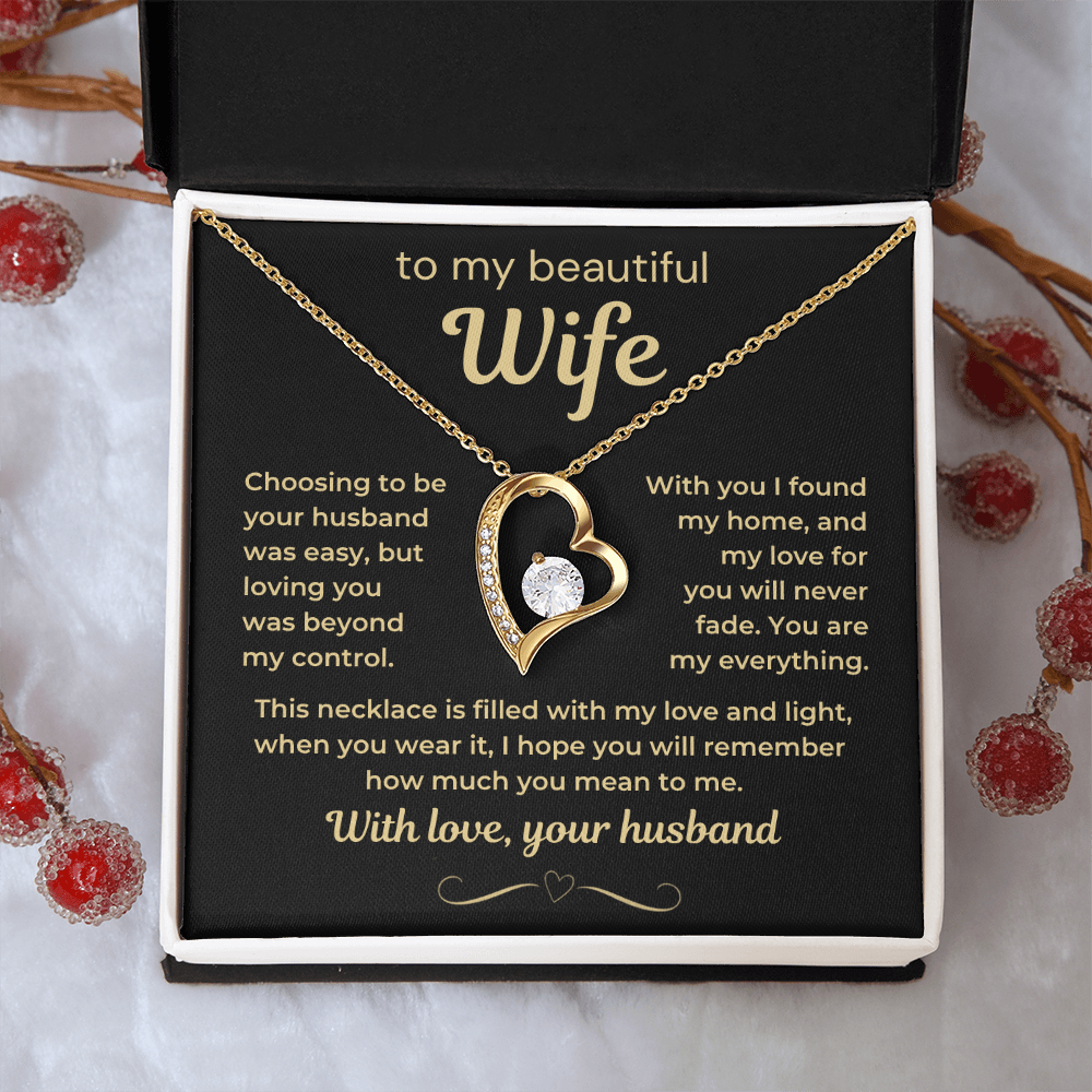 With You I Found My Home, Forever Love Necklace