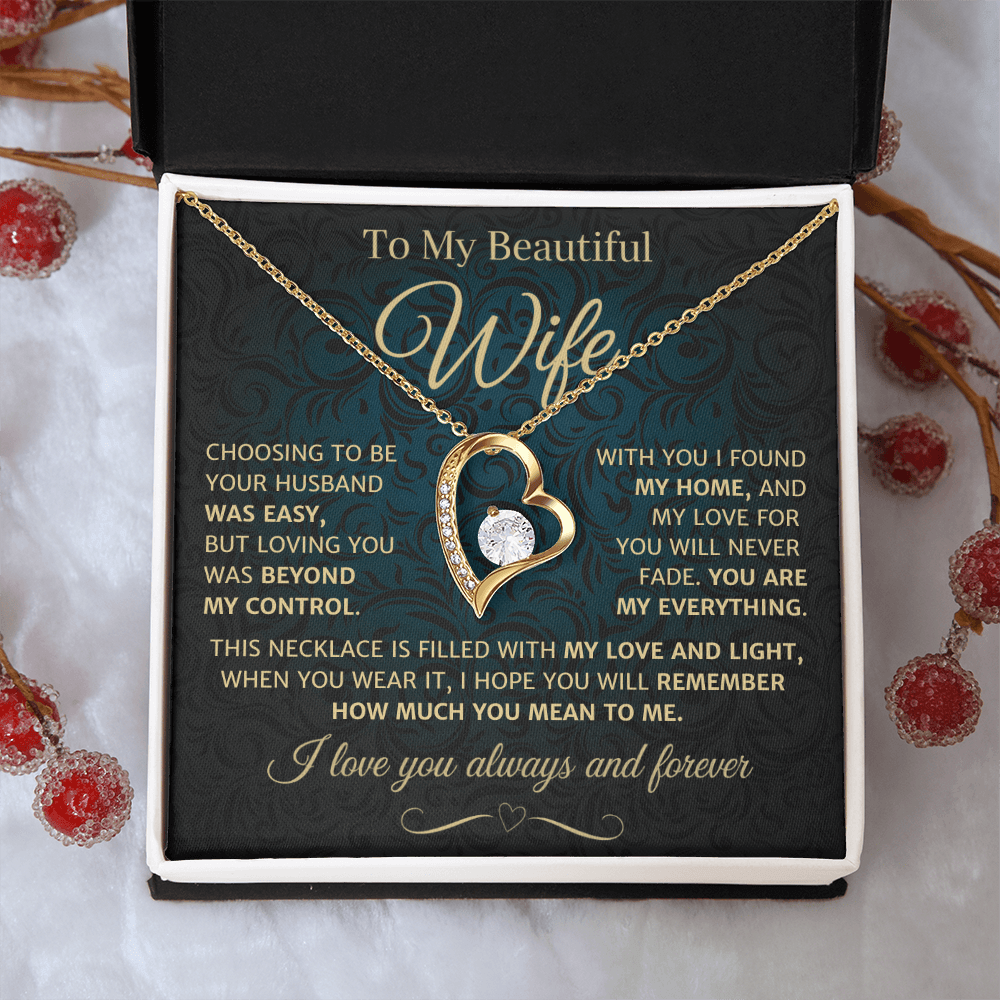 With You I Found My Home, Forever Love Necklace