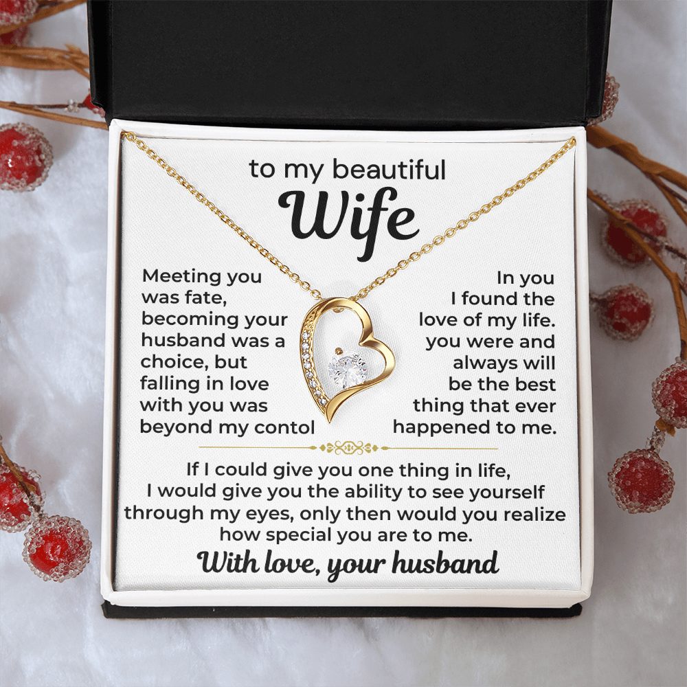 In You I Found The Love Of My Life, Forever Love Necklace