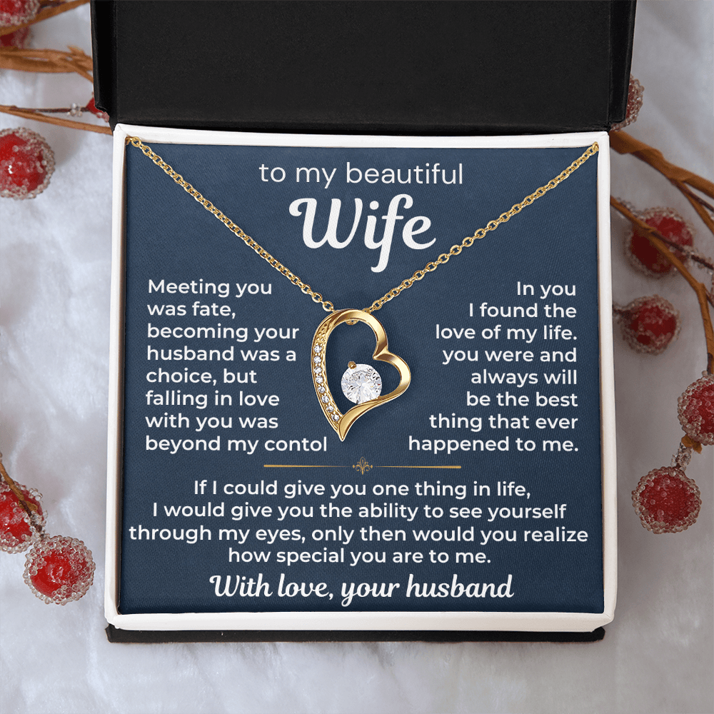 In You I Found The Love Of My Life, Forever Love Necklace