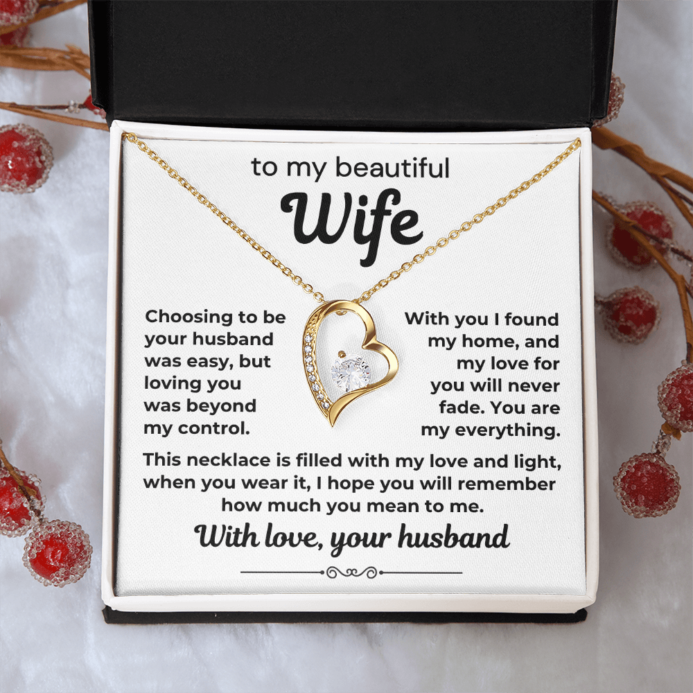 With You I Found My Home, Forever Love Necklace