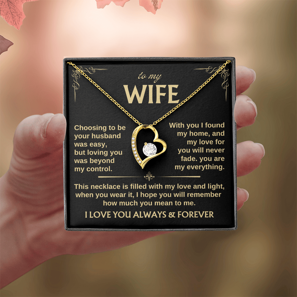 Romantic Forever Love Necklace for Special Moments