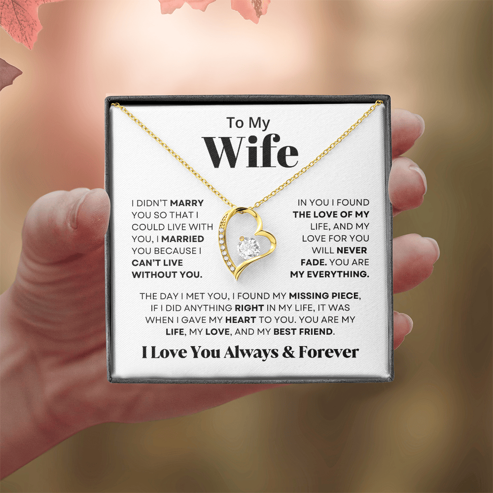 Romantic Forever Love Necklace for Special Moments