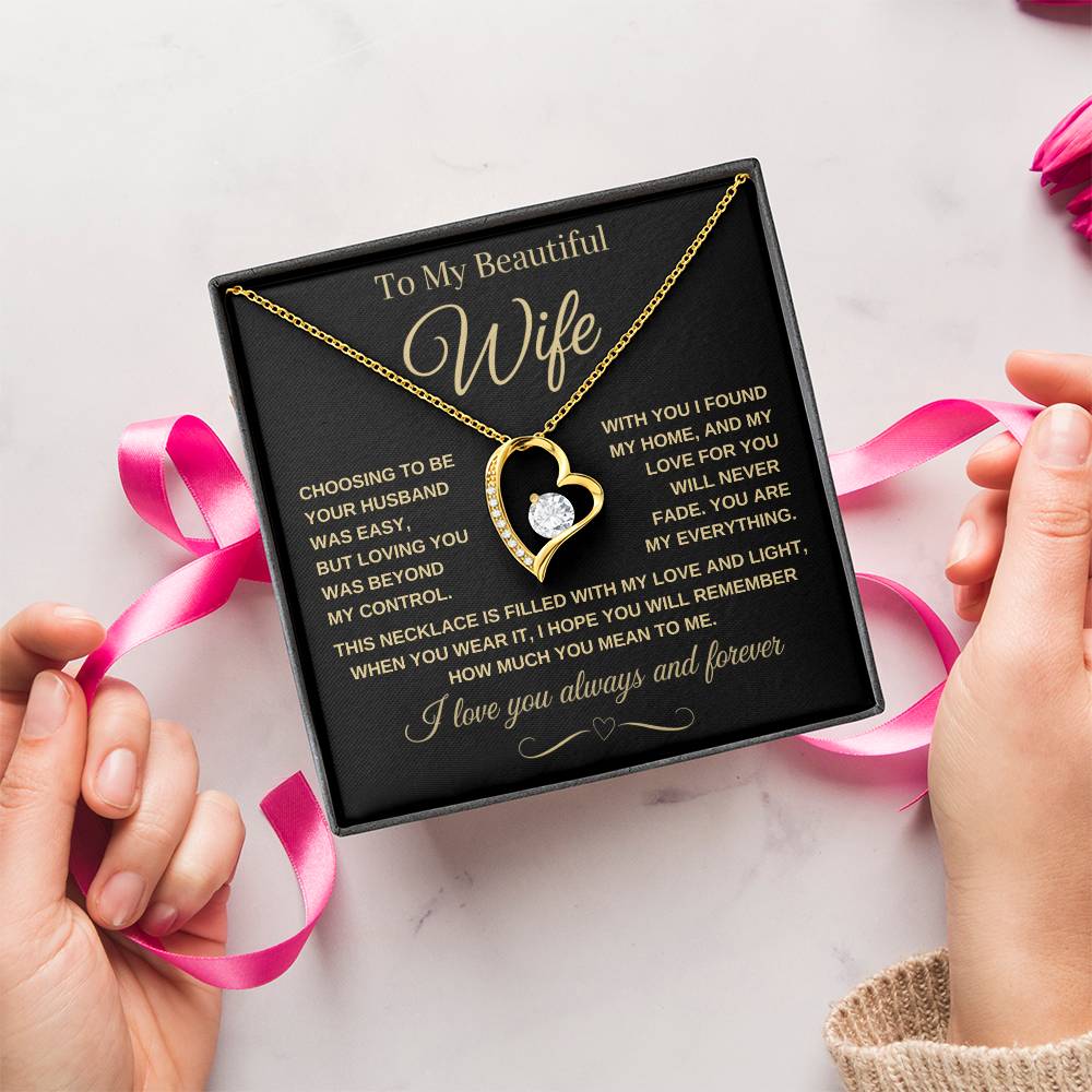 With You I Found My Home, Forever Love Necklace