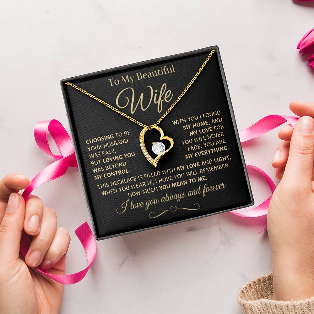Romantic, Forever Love Necklace, Mother's Day Gift