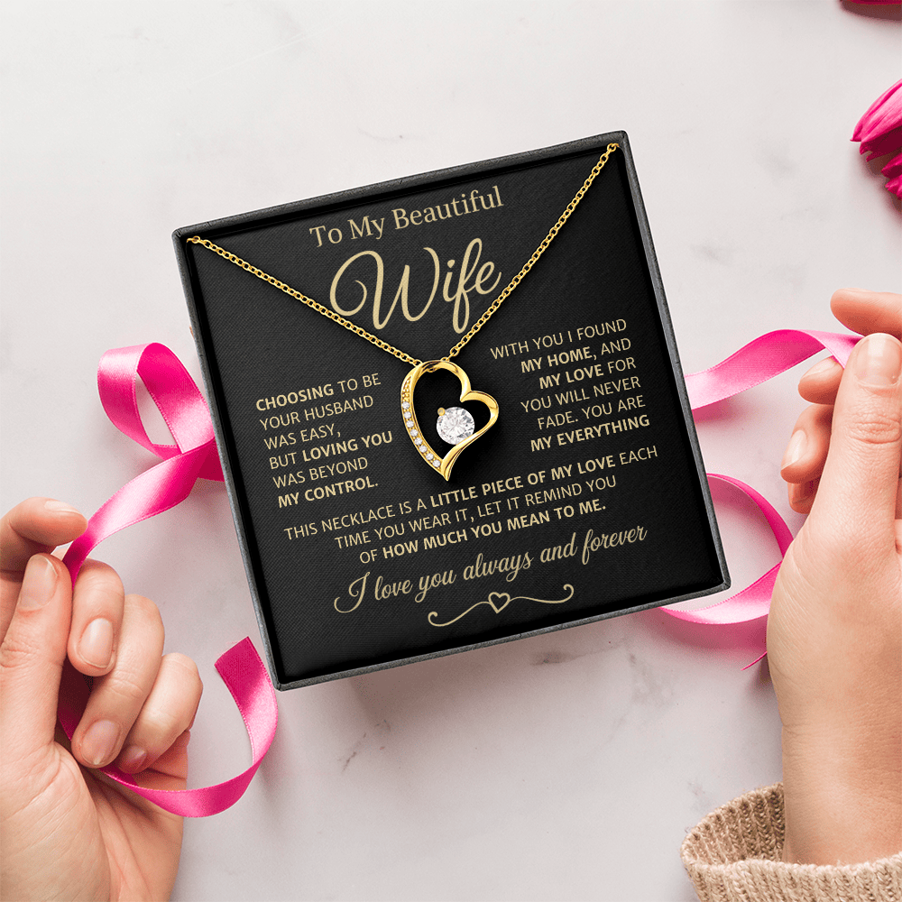 With You I Found My Home, Forever Love Necklace
