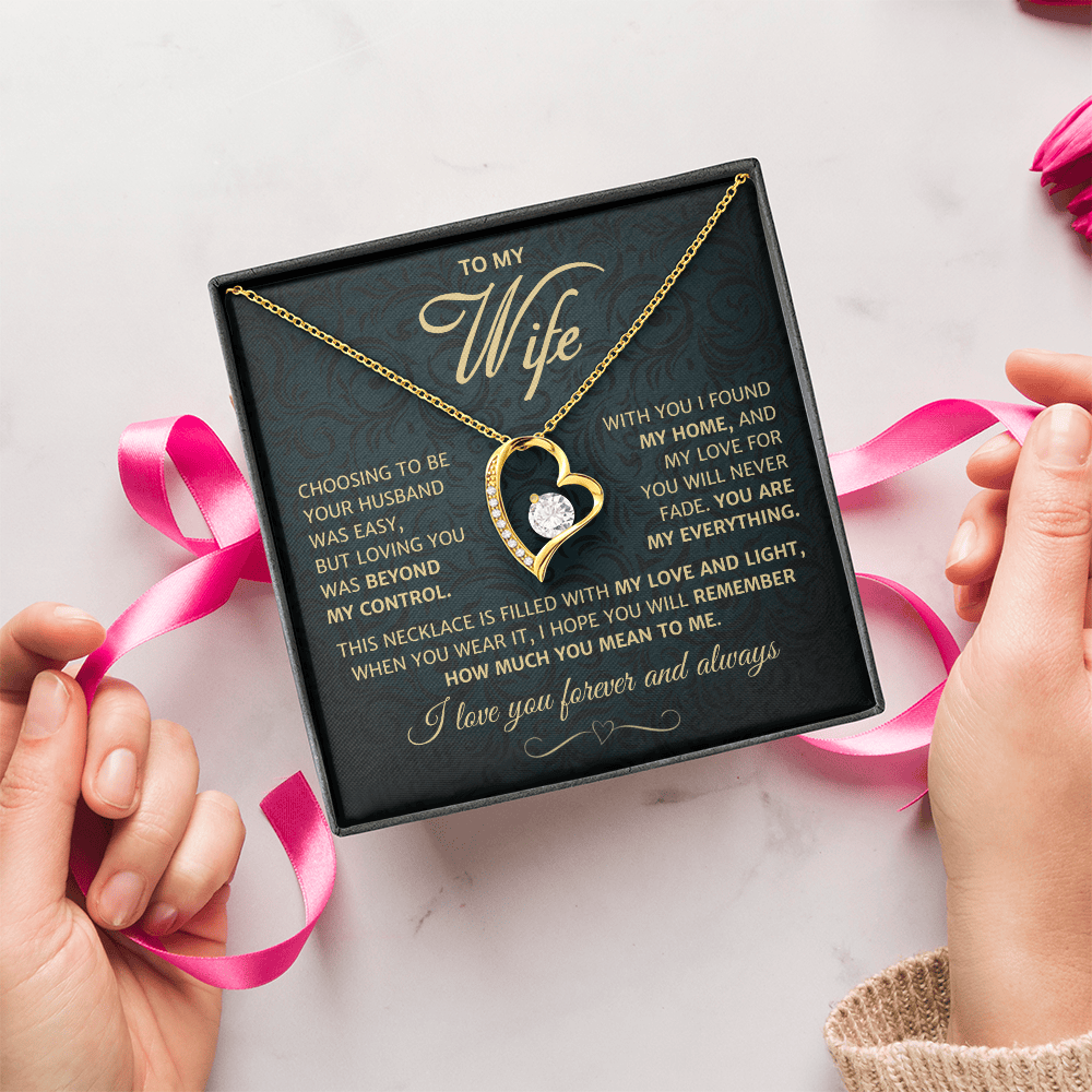With You I Found My Home, Forever Love Necklace