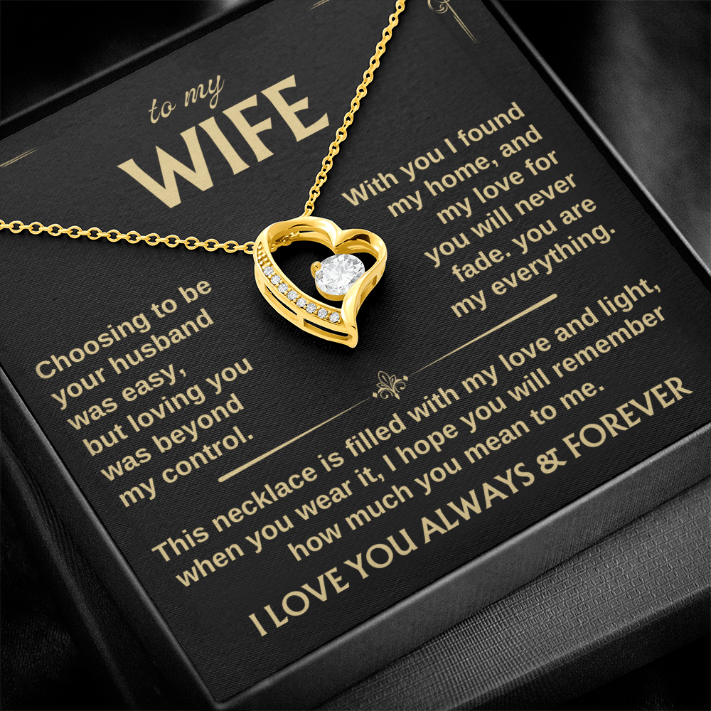 Romantic Forever Love Necklace for Special Moments