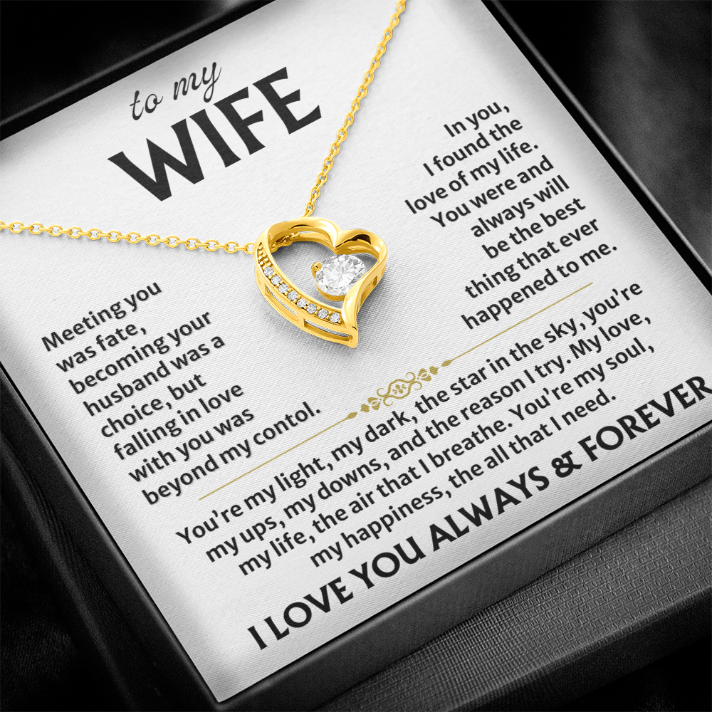 Romantic Forever Love Necklace for Special Moments