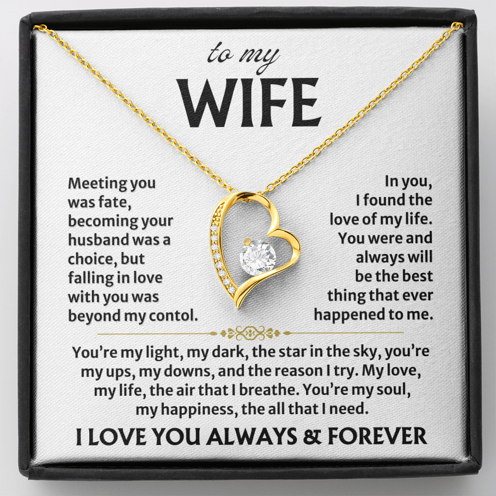 Romantic Forever Love Necklace for Special Moments