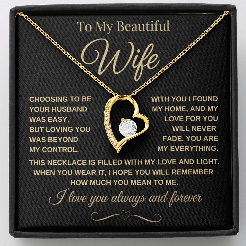 With You I Found My Home, Forever Love Necklace