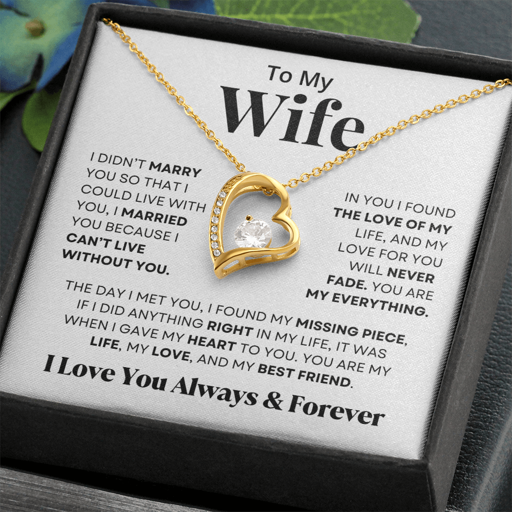 Romantic Forever Love Necklace for Special Moments - 350