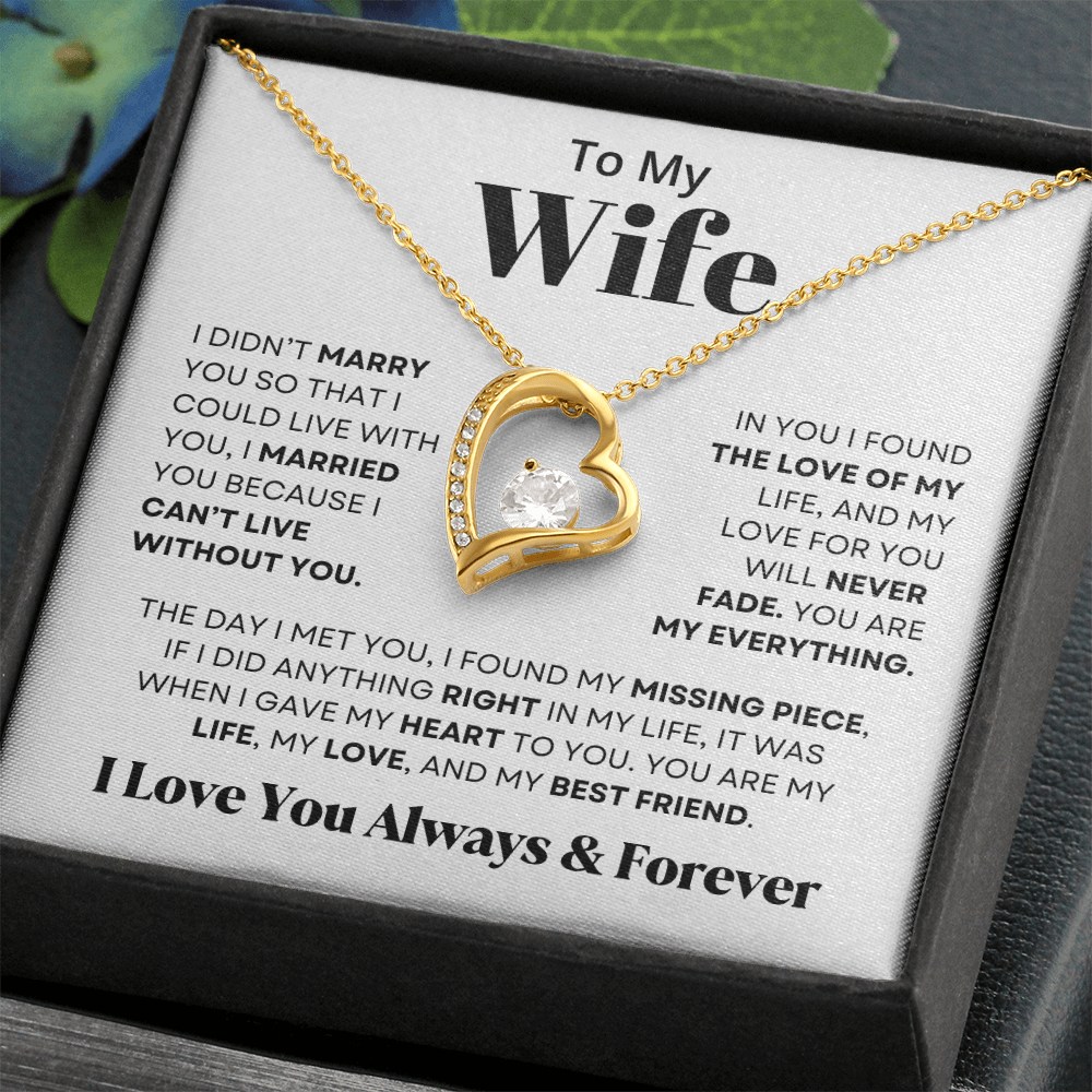 Romantic Forever Love Necklace for Special Moments
