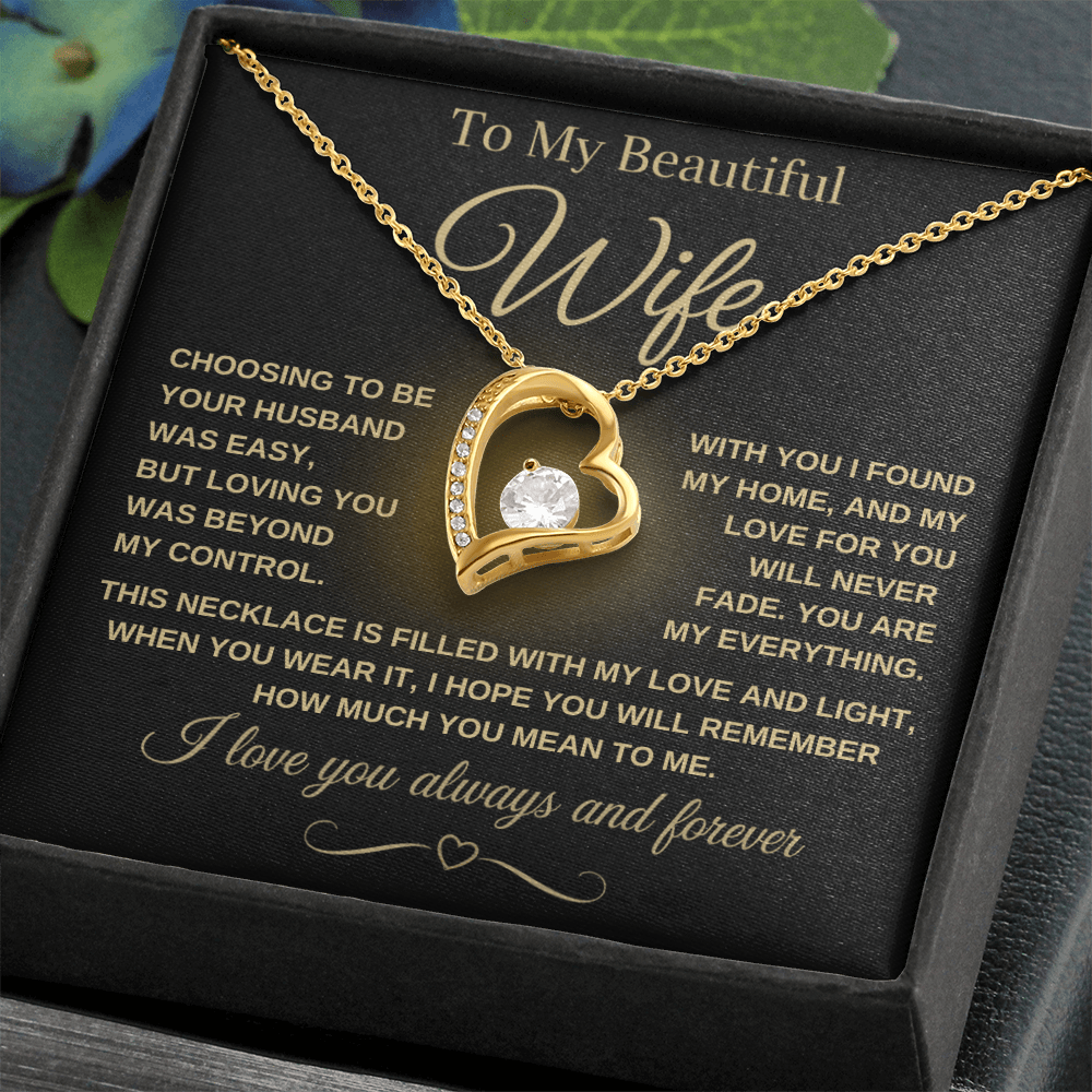 Romantic Forever Love Necklace for Special Moments