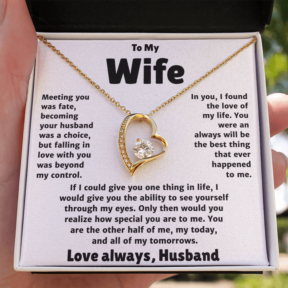 Meeting You Was Fate, Forever Love Necklace