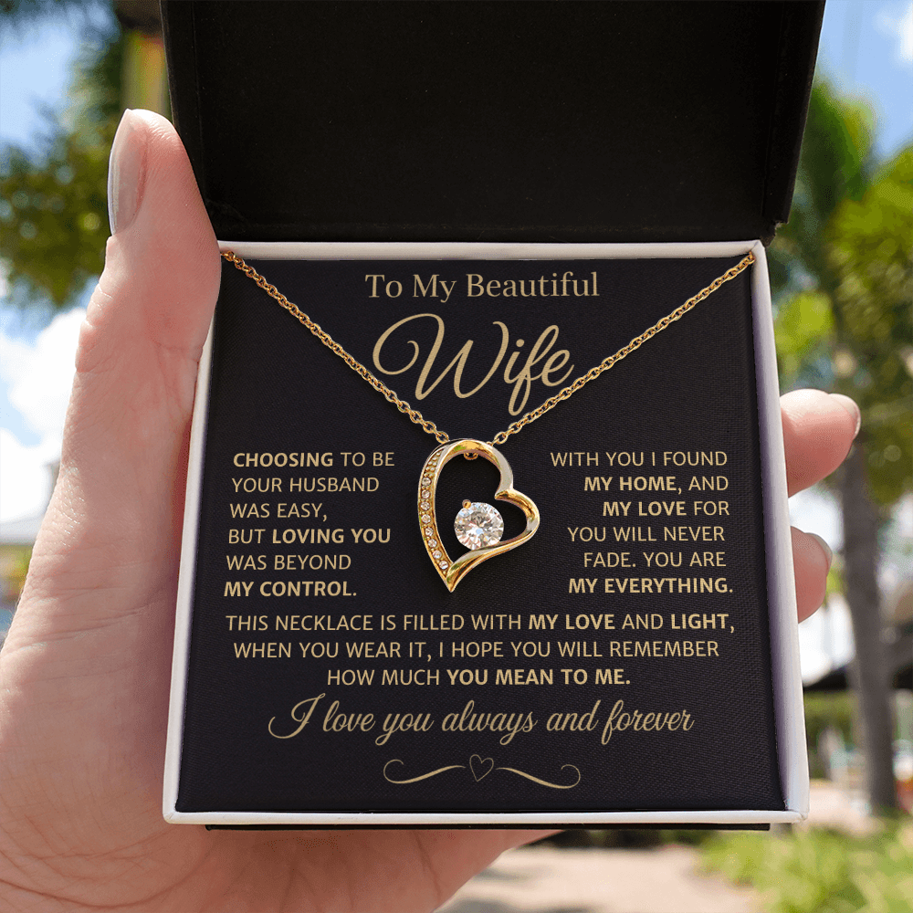 With you I Found My Home, Forever Love Necklace